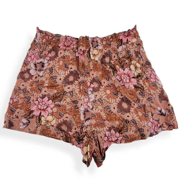 Knox Rose Belted Paperbag Shorts Large - Picture 2 of 4